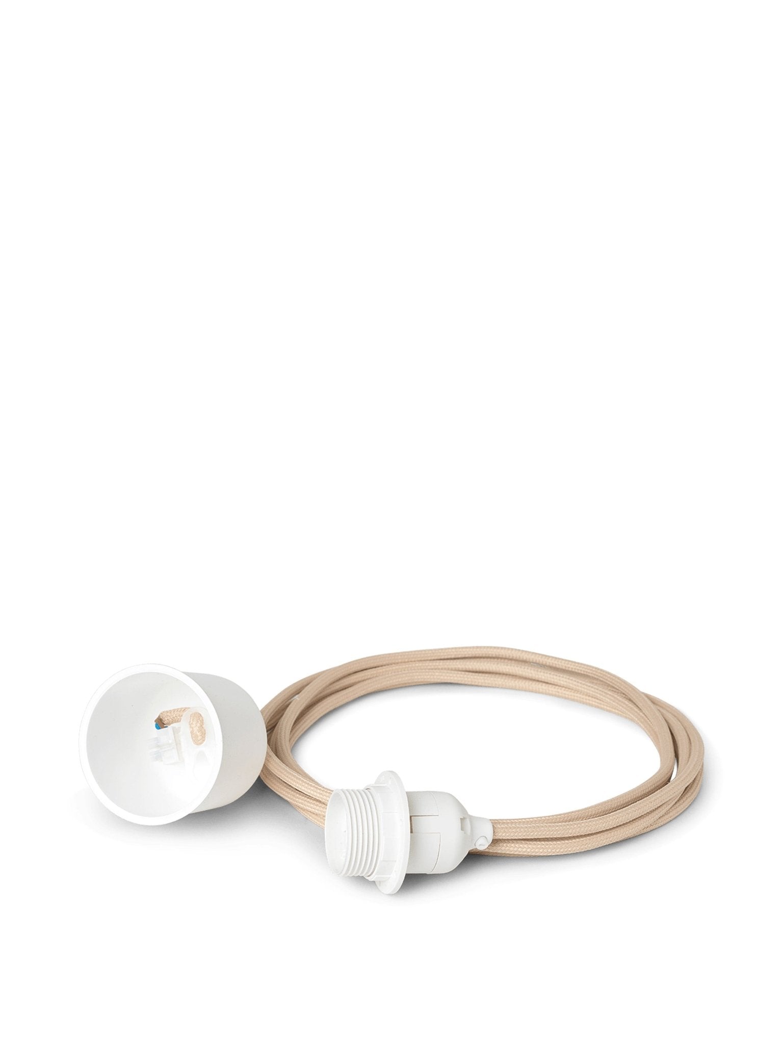 Câble pour suspension en tissu beige 4m Fabric - Ferm Living - The Cool Republic