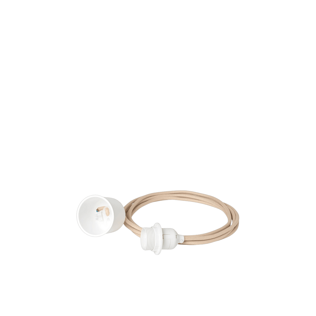 Fabric cable for pendant light beige 4m Fabric - Ferm Living - The Cool Republic