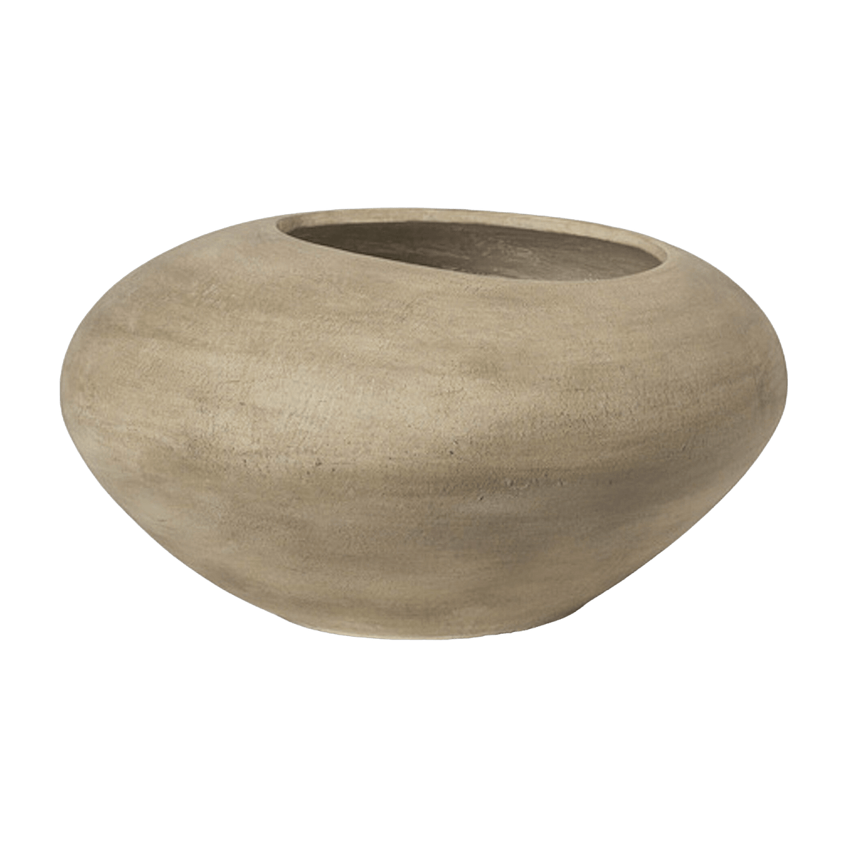 Cache-pot beige 30,3 x 64 cm Dodu - Ferm Living - The Cool Republic