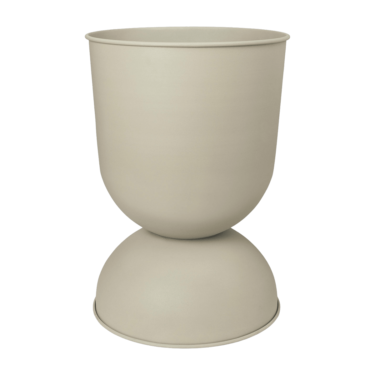 Cache-pot beige Hourglass S - Ferm Living - The Cool Republic