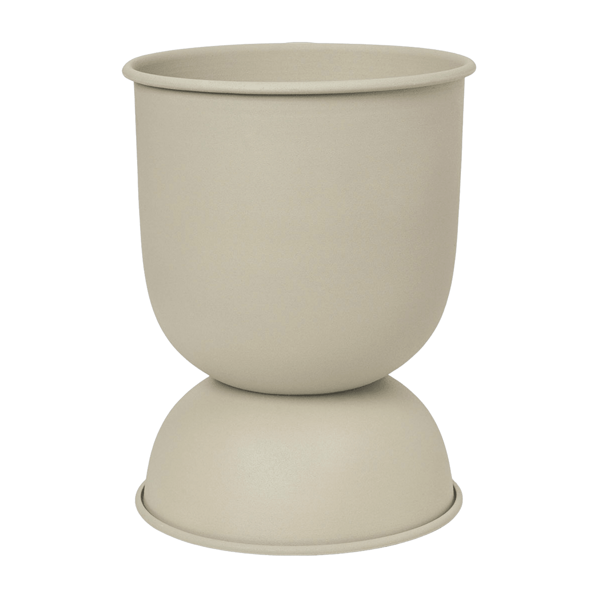 Cache-pot beige Hourglass XS - Ferm Living - The Cool Republic