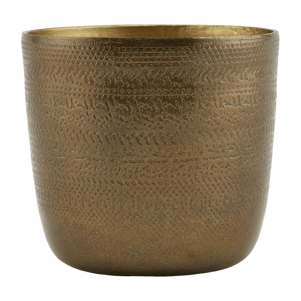 Cache-Pot Chappra Finition En Laiton Antique - House Doctor - The Cool Republic