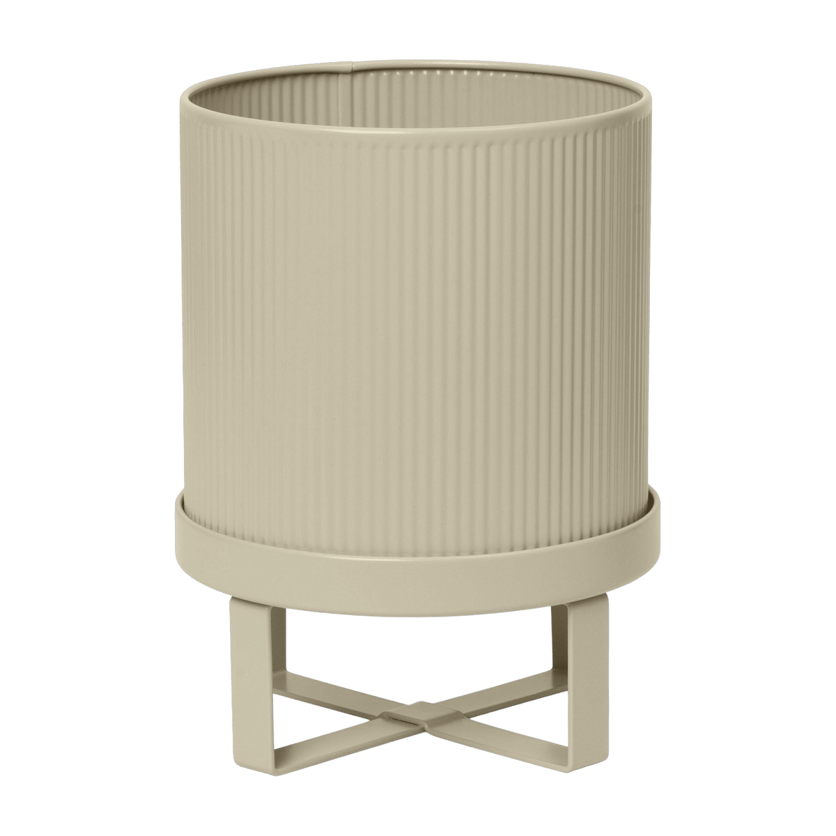 Cache-pot en acier beige Bau - Ferm Living - The Cool Republic
