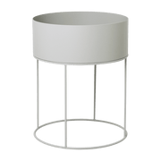 Cache-pot en acier blanc 40 x 50 cm Plant Box - Ferm living - The Cool Republic