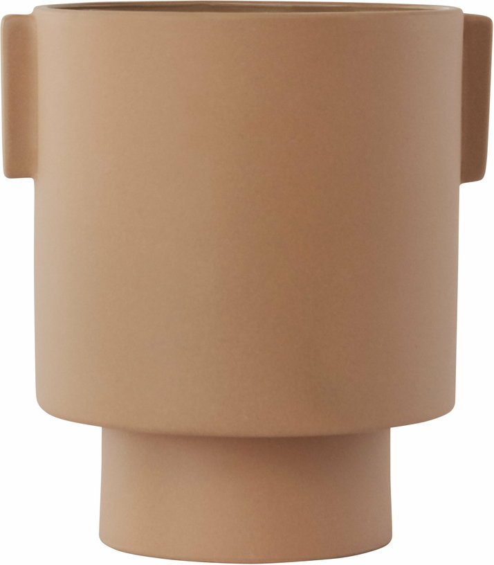 Cache - pot en céramique camel 15 cm Inka Kana - OYOY - The Cool Republic