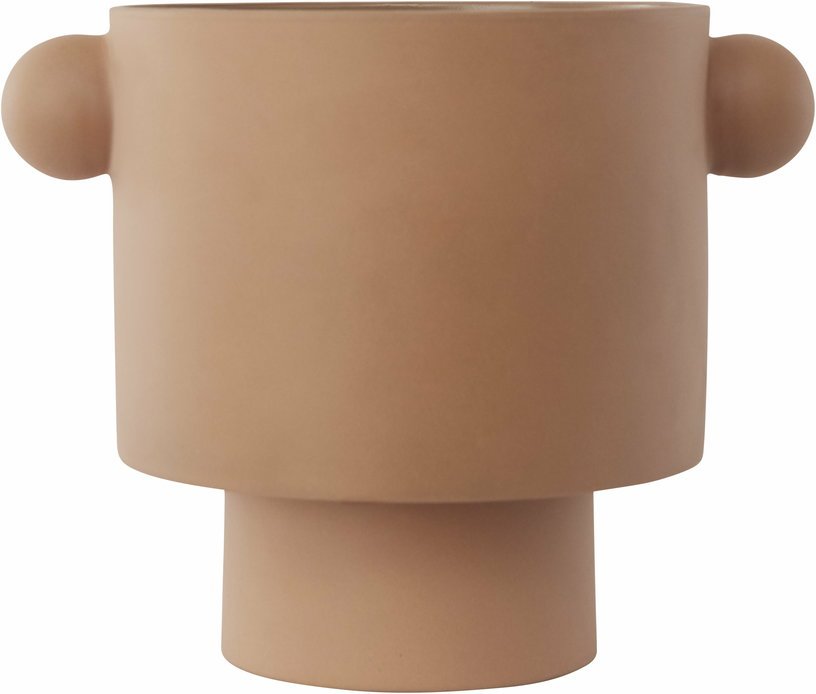 Cache - pot en céramique camel 22cm Inka Kana - OYOY - The Cool Republic
