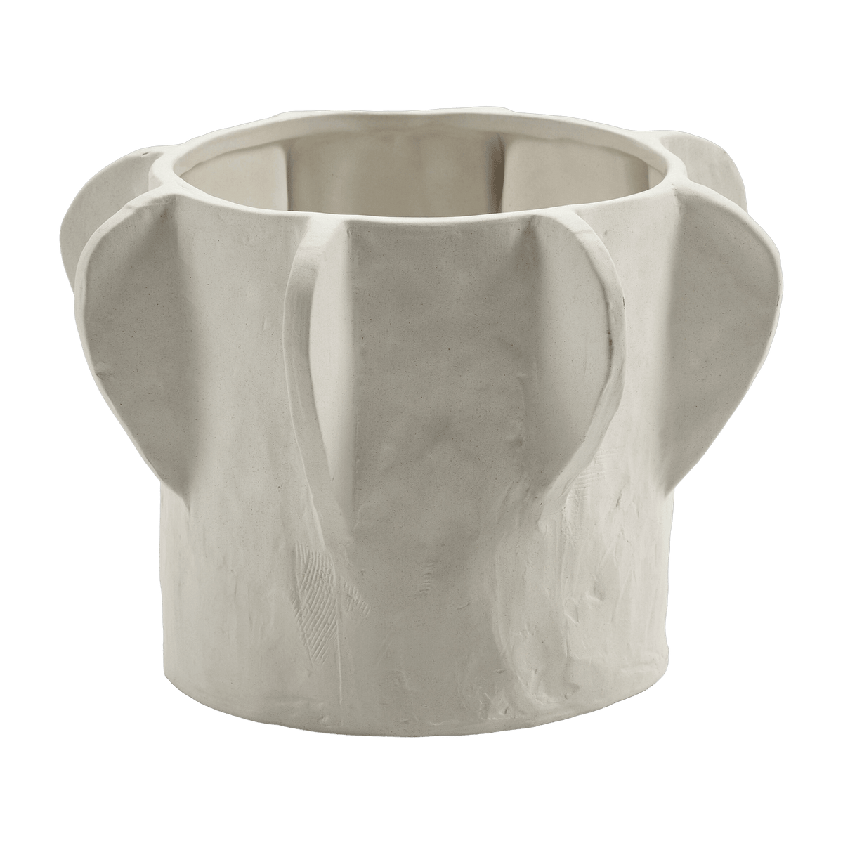Cache-pot en grès blanc cassé 22 x 15 cm Molly 02 S - Serax - The Cool Republic