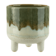 Cache-pot en grès vert Mojave Glaze - Sass & Belle - The Cool Republic