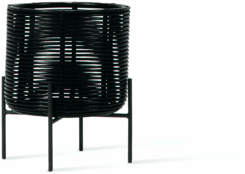 Cache - pot en rotin synthétique noir Ivo S - Vincent Sheppard - The Cool Republic