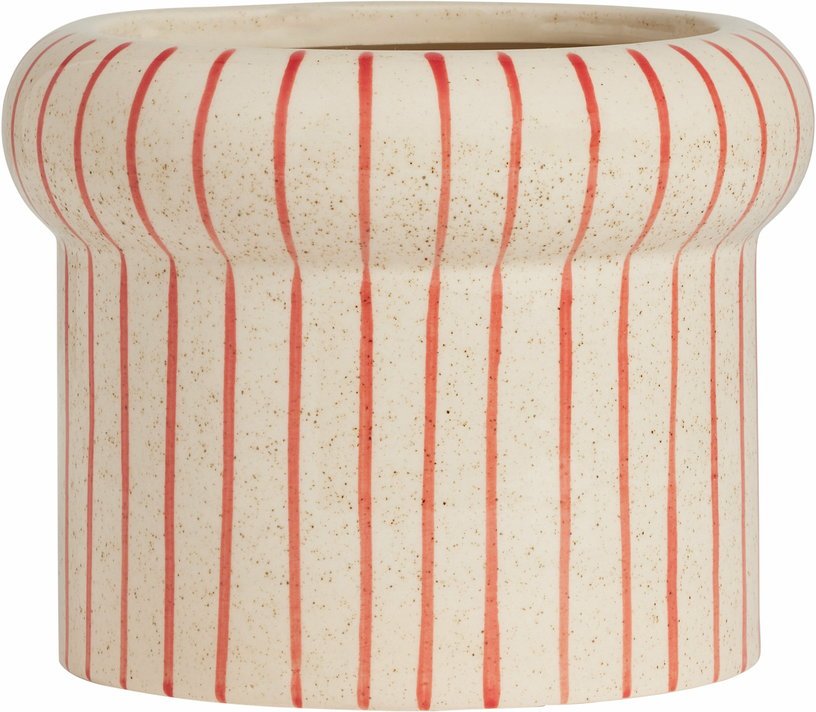 Cache pot large en grès rose Aki - OYOY - The Cool Republic