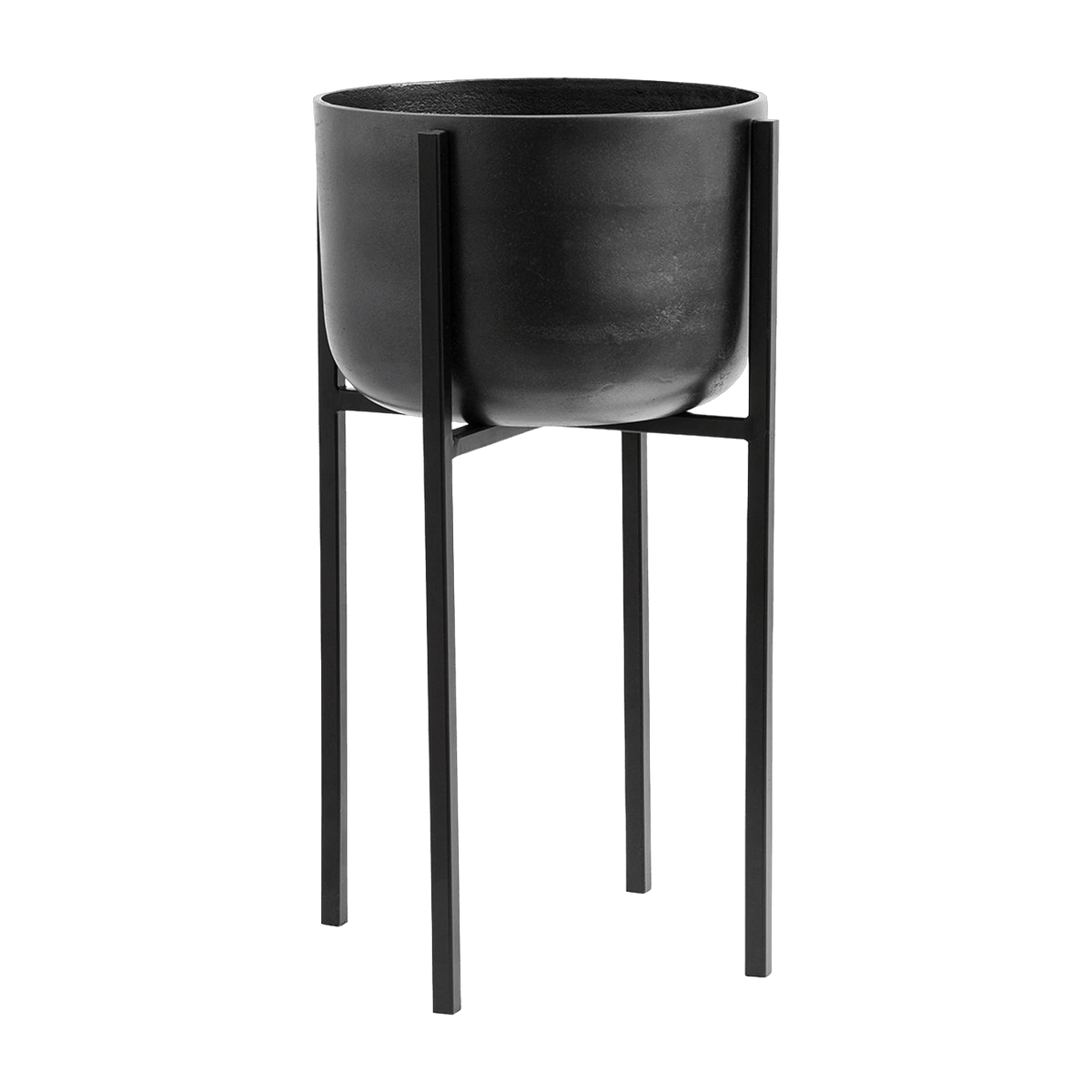 Cache-pot sur pieds en aluminium oxydé - Nordal - The Cool Republic