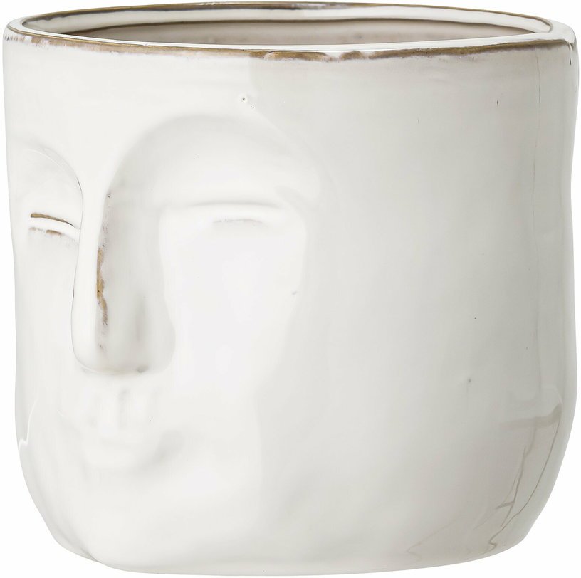 Cache - pot visage en grès Ignacia - Bloomingville - The Cool Republic