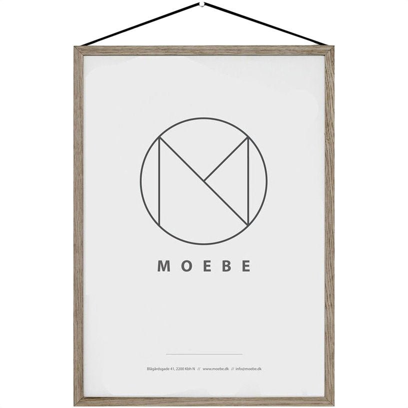 Cadre design à suspendre Frame Chêne A3 - Moebe - The Cool Republic