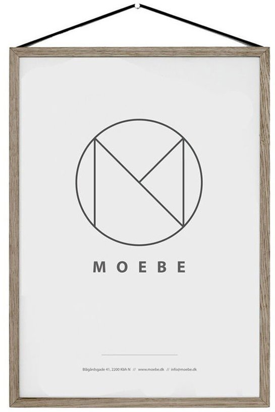 Cadre design à suspendre Frame Chêne A4 - Moebe - The Cool Republic