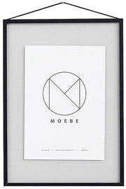 Cadre design à suspendre noir A2 Frame Aluminium - Moebe - The Cool Republic