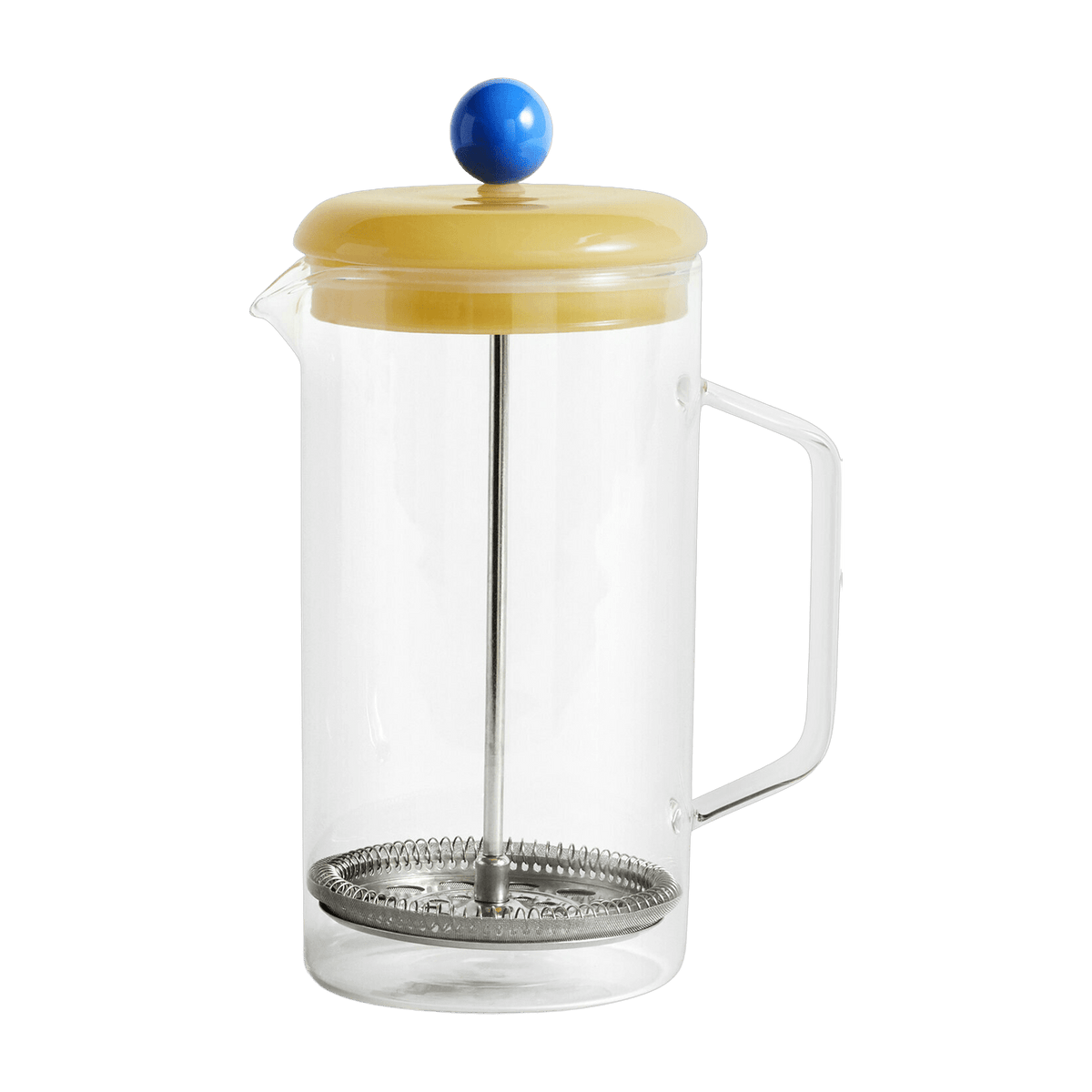 Cafetière en verre avec infuseur à presse transparente - HAY - The Cool Republic