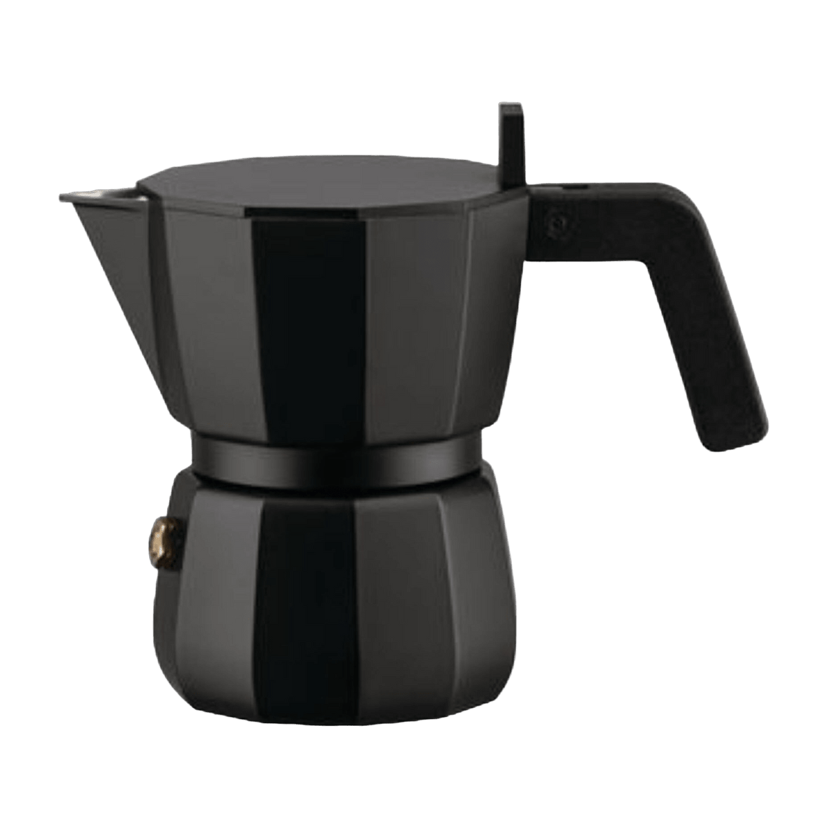 Cafetière espresso 1 tasse noir Moka - Alessi - The Cool Republic