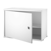 Caisson en bois blanc avec porte battante - String furniture - The Cool Republic