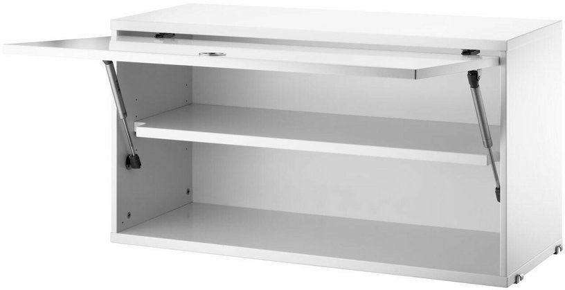 Caisson en bois blanc avec porte rabattable - String furniture - The Cool Republic