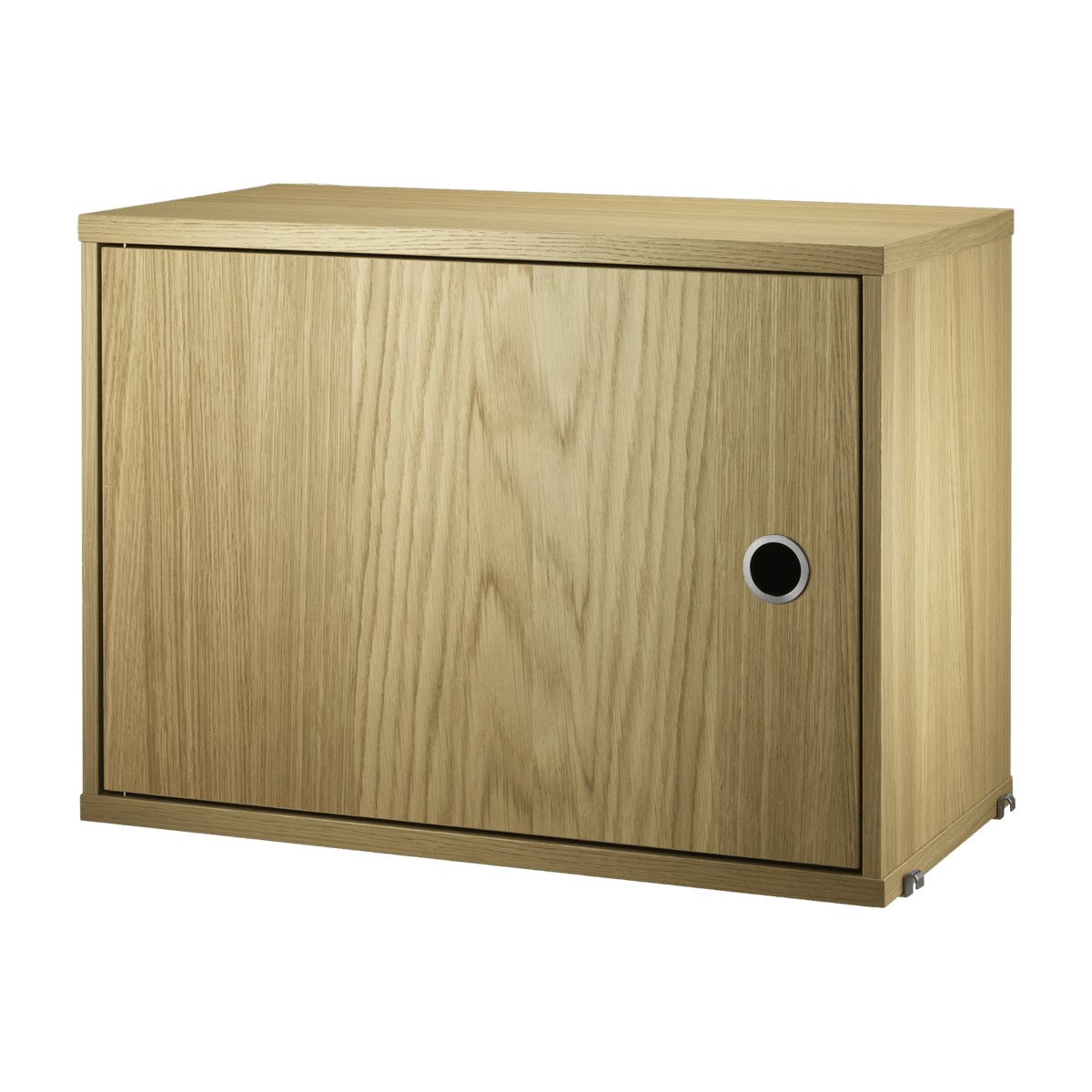 Caisson en chêne avec porte coulissante - String furniture - The Cool Republic