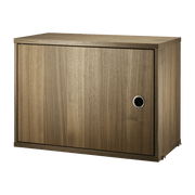 Caisson en noyer avec porte battante - String furniture - The Cool Republic