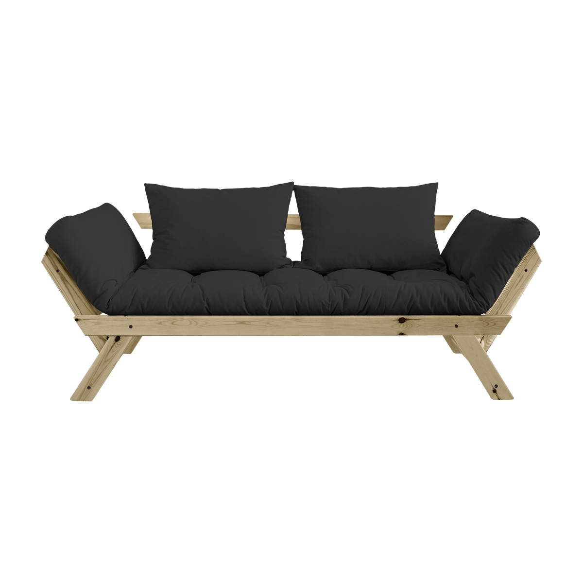 Canapé 2 place convertible anthracite Bebop - Karup Design - The Cool Republic