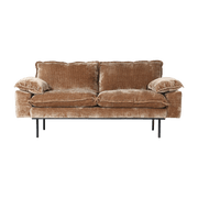 Canapé 2 places aged gold Retro - HKliving - The Cool Republic