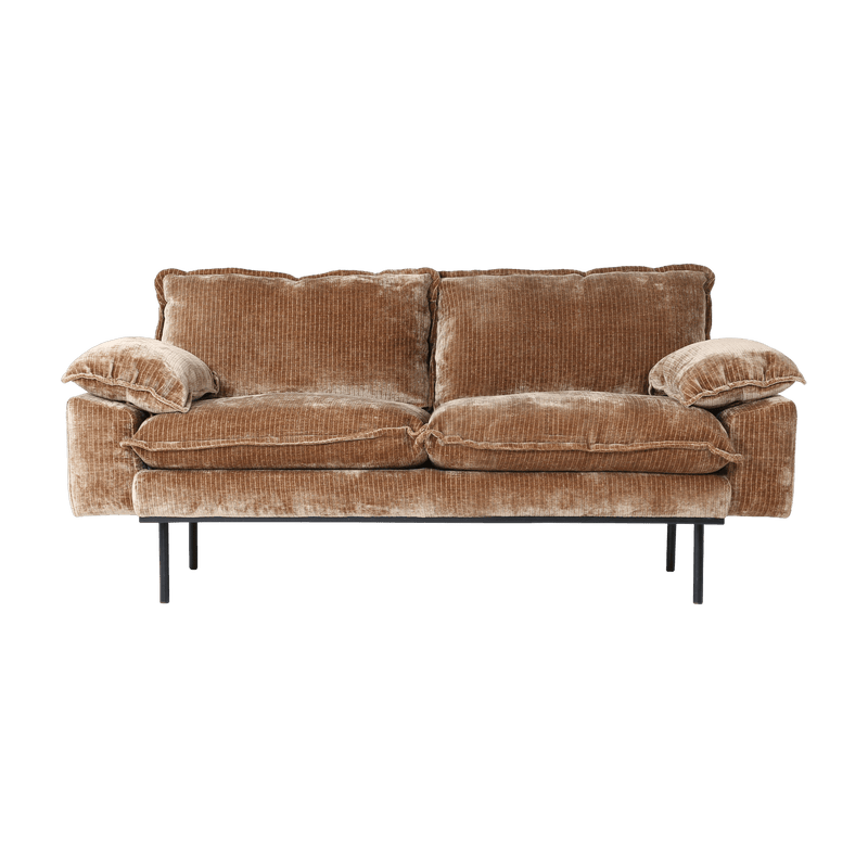 Canapé 2 places aged gold Retro - HKliving - The Cool Republic