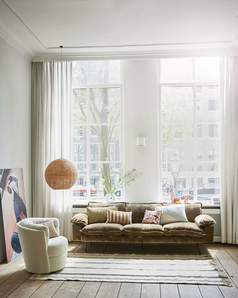 Canapé 2 places aged gold Retro - HKliving - The Cool Republic