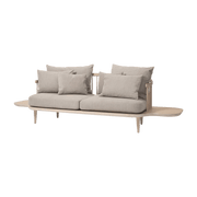 Canapé 2 places avec plateaux beige SC3 Fly - &tradition - The Cool Republic