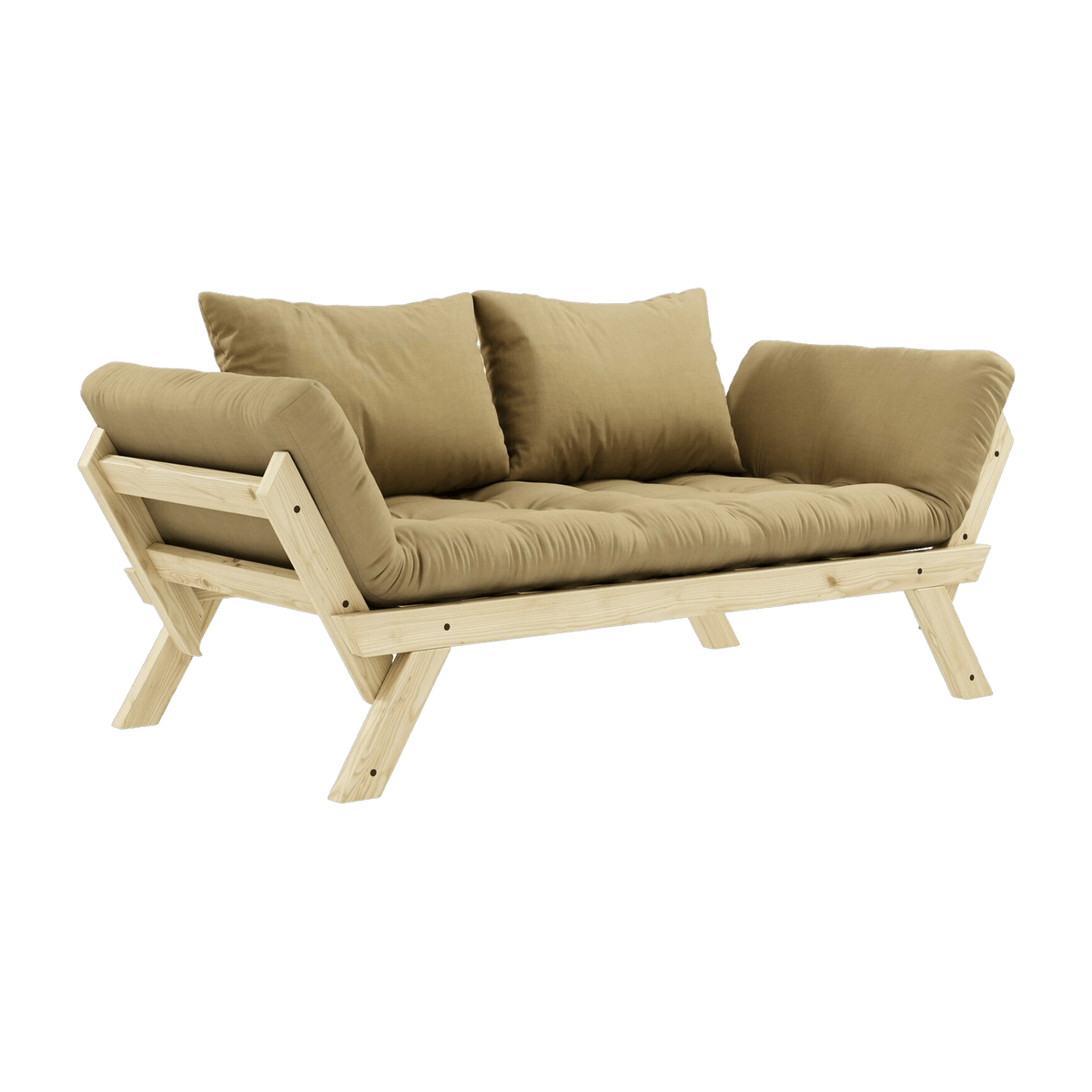 Canapé 2 places beige blé Bepop - Karup Design - The Cool Republic