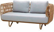 Canapé 2 places cadre naturel Nest - Cane - Line - The Cool Republic