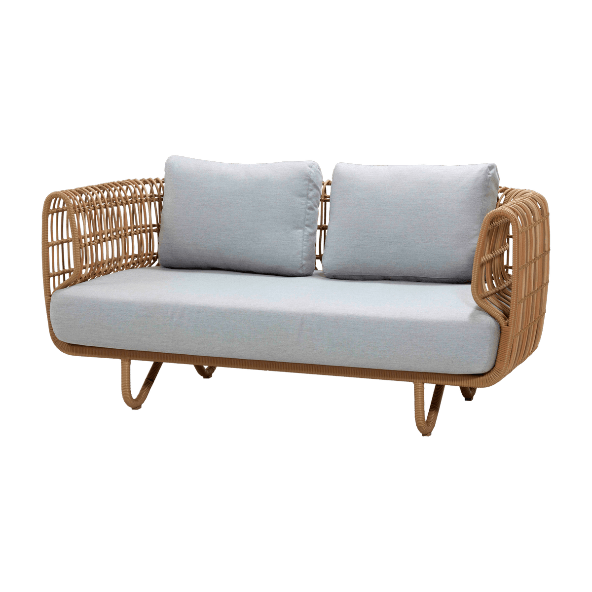 Canapé 2 places cadre naturel Nest - Cane-Line - The Cool Republic