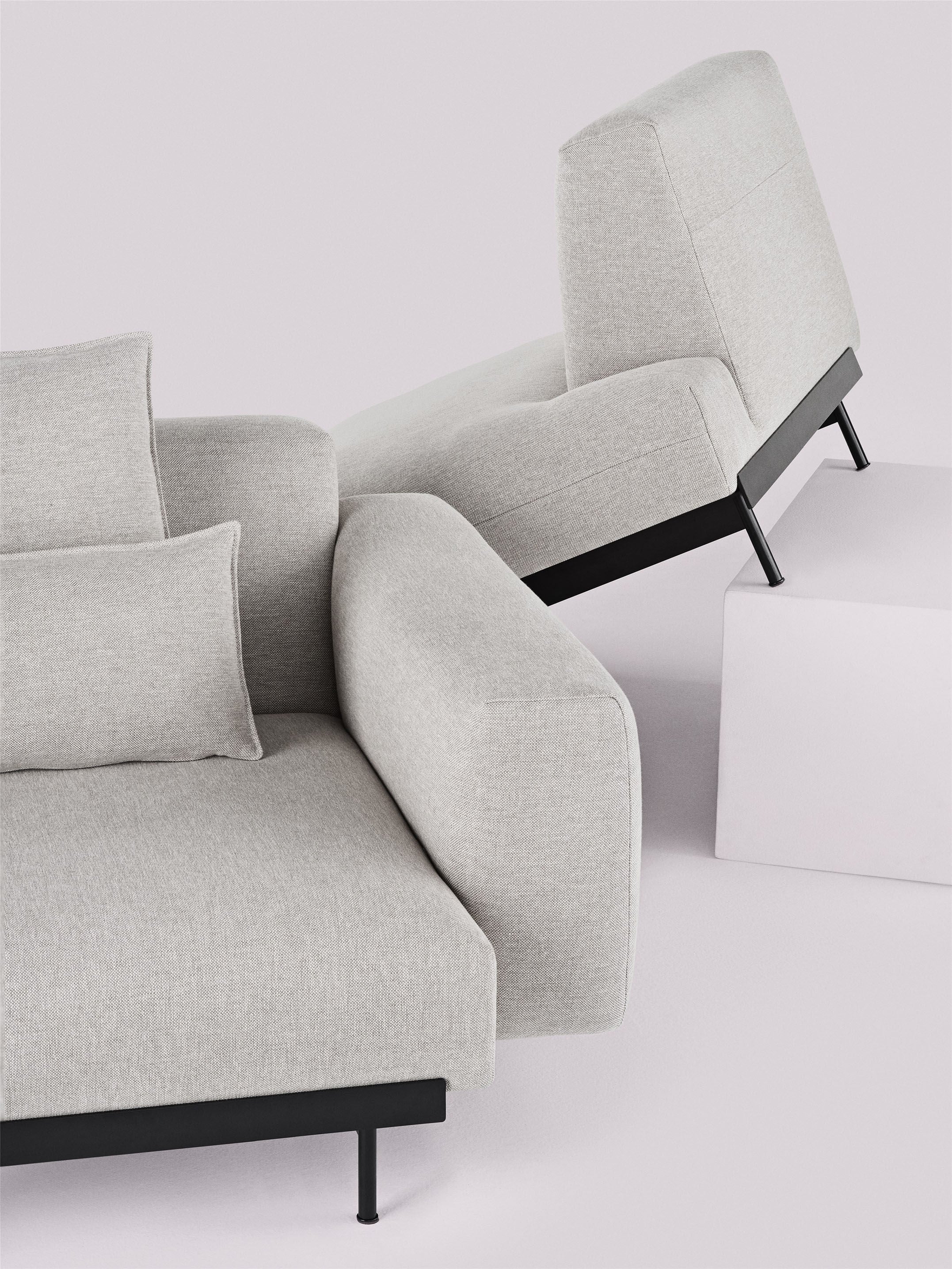 Canapé 2 places configuration 3 Clay 12 In Situ - Muuto