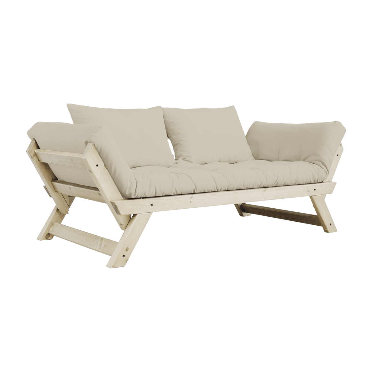 Canapé 2 places convertible beige Bebop - Karup Design - The Cool Republic