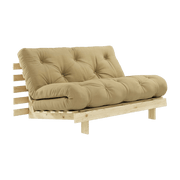 Canapé 2 places convertible beige blé Roots - Karup Design - The Cool Republic