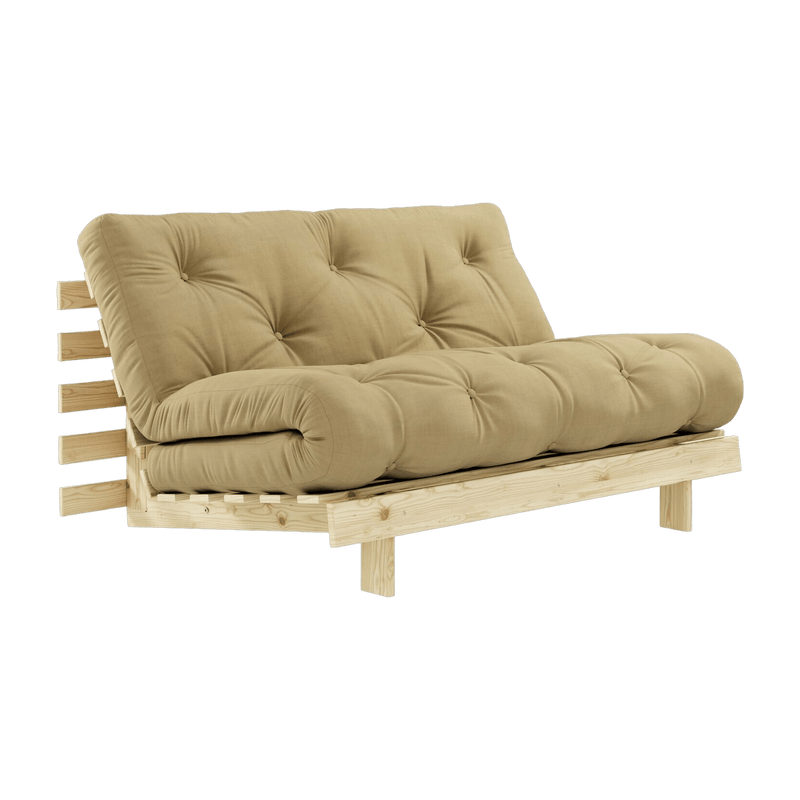 Canapé 2 places convertible beige blé Roots - Karup Design - The Cool Republic