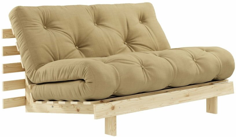 Canapé 2 places convertible beige blé Roots - Karup Design - The Cool Republic