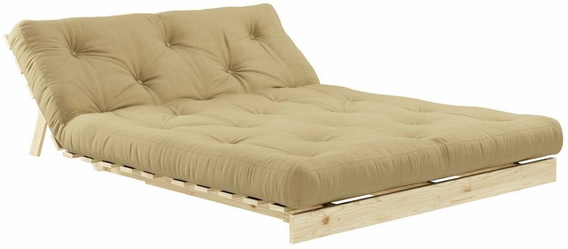 Canapé 2 places convertible beige blé Roots - Karup Design - The Cool Republic