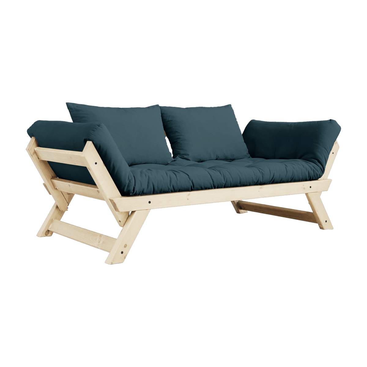 Canapé 2 places convertible bleu Bebop - Karup Design - The Cool Republic