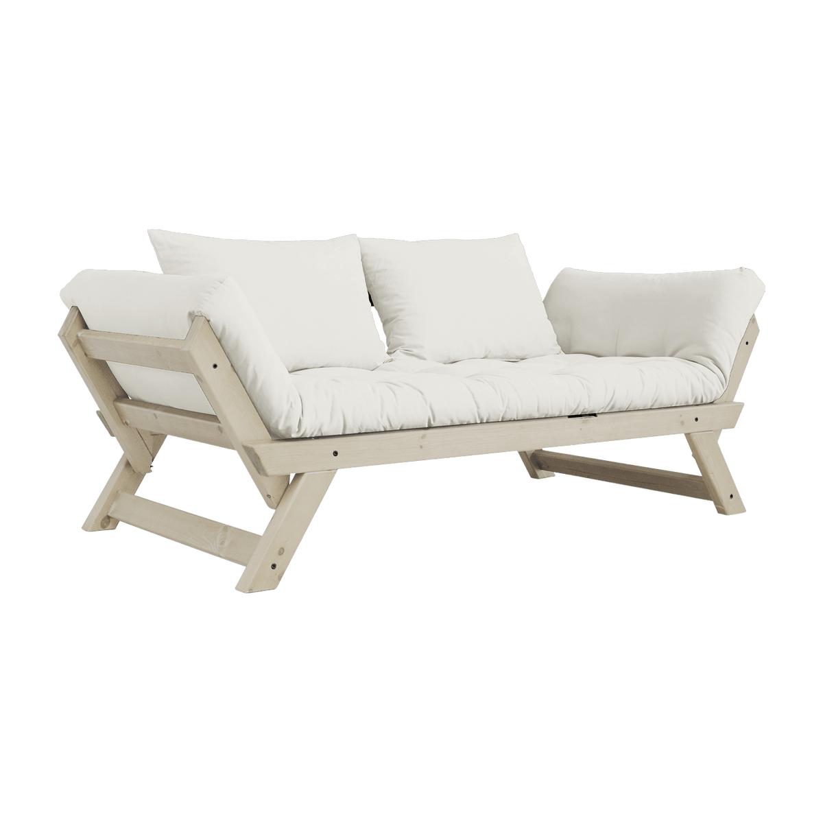 Canapé 2 places convertible écru Bebop - Karup Design - The Cool Republic