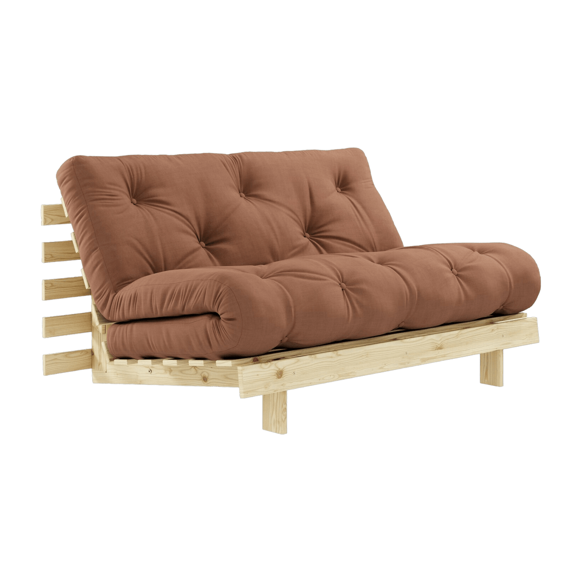 Canapé 2 places convertible marron argile Roots - Karup Design - The Cool Republic