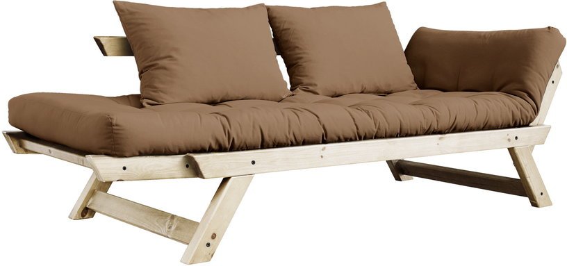 Canapé 2 places convertible marron Bebop - Karup Design - The Cool Republic