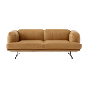 Canapé 2 places en cuir cognac Inland AV22 - &tradition - The Cool Republic