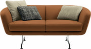 Canapé 2 places en cuir écologique marron 170cm Betty - Kartell - The Cool Republic