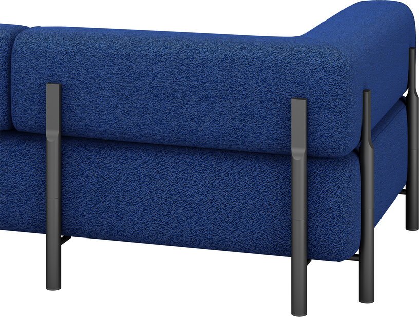 Canapé 2 places en laine bleu 195 cm Palo - Hem - The Cool Republic