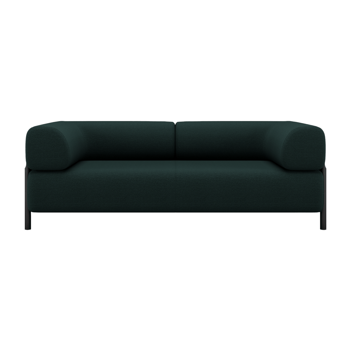 Canapé 2 places en laine vert 195 cm Palo - Hem - The Cool Republic