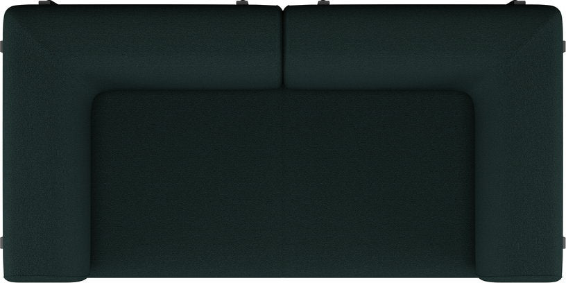 Canapé 2 places en laine vert 195 cm Palo - Hem - The Cool Republic