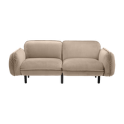Bean 2 seater sofa in beige velvet - Emko - The Cool Republic