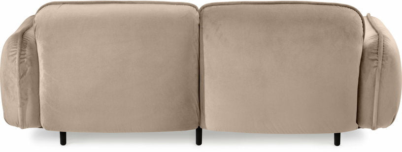 Canapé 2 places en velours beige Bean - Emko - The Cool Republic